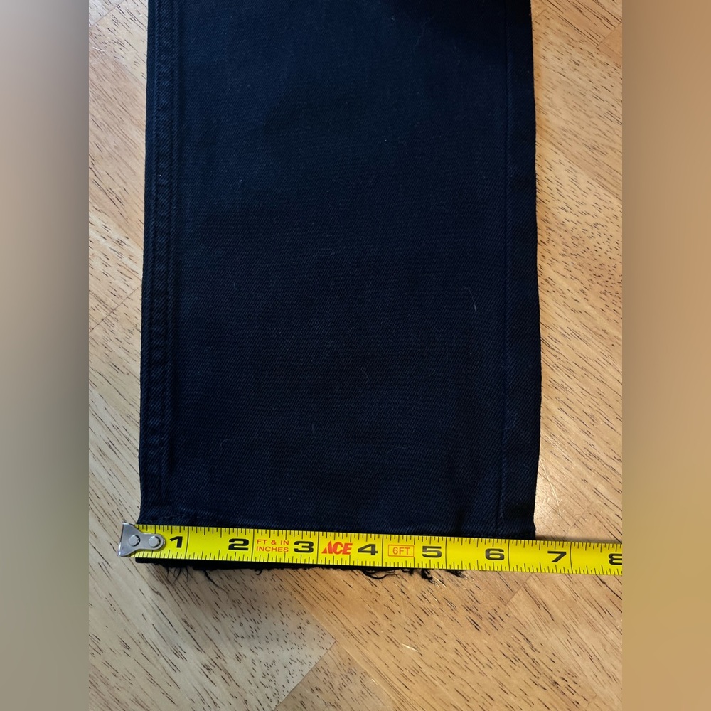 Original Use Jeans Mens 30X30 Black Slim Taper Distressed Stretch Denim NWT - Picture 12 of 12